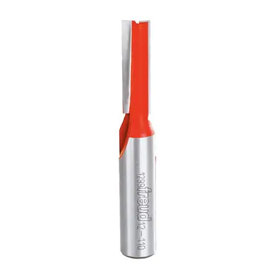FREUD 12-110 - 3/8" (Dia.) Double Flute Straight Bit (Eclipse Grind)