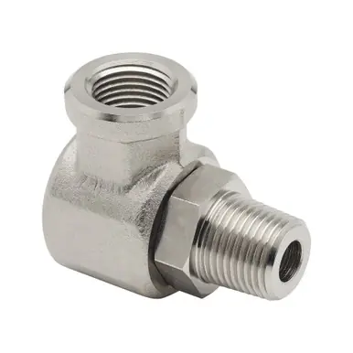 Reelcraft S600888-3 - 1/2" NPT(F) x 1/2" NPT(M) Carbon Steel Swivel, EPR Seals, 1000 psi