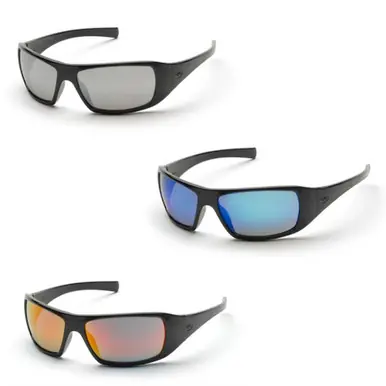 Pyramex SB56 Ultimate Goliath Glasses 3 Pack Black Frame
