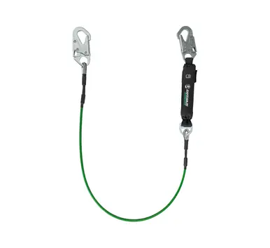 Safewaze 019-2011 - Leading Edge 6‘ Energy Absorbing Lanyard, Snap Hooks