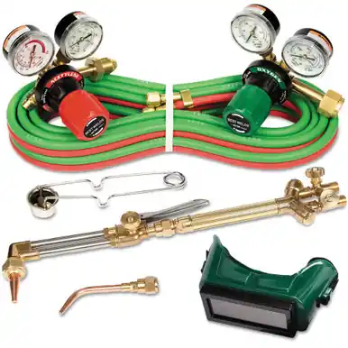 BEST WELDS 900-0384-2706 - G250 Series Cutting & Welding Outfits, 3/8" to 5" Cutting Cap, Deluxe,