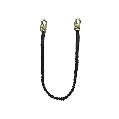 Safewaze FS580 - 6‘ Low Profile Energy Absorbing Lanyard w/ Snap Hooks
