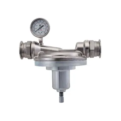 GRACO 223824 - Back Pressure Regulator, Low Shear Mechanical, 20 GPM, 300 PSI Max, 2" Sanitary Clamp