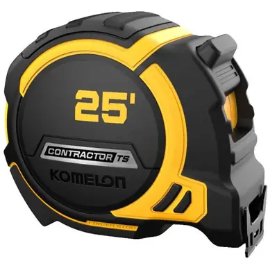 Komelon 93425 25ft. x 1.25in. Contractor TS Wideblade w/ 12ft. True Standout Tape Measure,