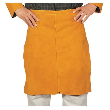 BEST WELDS 902-Q-11 - Select Split Cowhide Leather Waist Apron, 24" x 24" Golden Brown