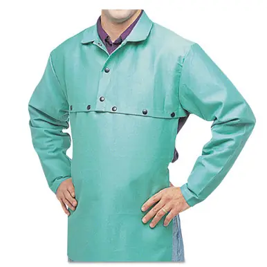 BEST WELDS 902-CA-650-L-SNAPS - Flame Retardant Sateen Cape Sleeves, 14" Long, Snaps Closure, Large,