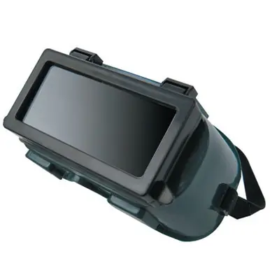 BEST WELDS 901-WG-2414RFF - Ridged Goggle, Hard Plastic, Green