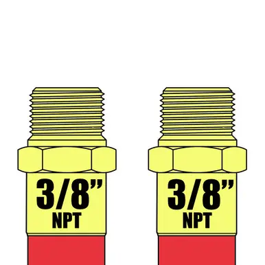 Reelcraft 38-117446 - 3/8" x 35 ft. Low Pressure Air Hose