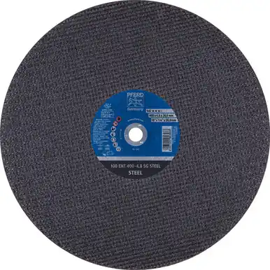 PFERD 64020 16" x 3/16" Portable Cut-Off Wheel, 20mm A.H. SG STEEL - Type 1 (10pk)