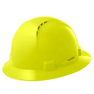 LIFT HBFC-20HV - BRIGGS Full Brim Vented Hard Hat (Hi-Viz Yellow)