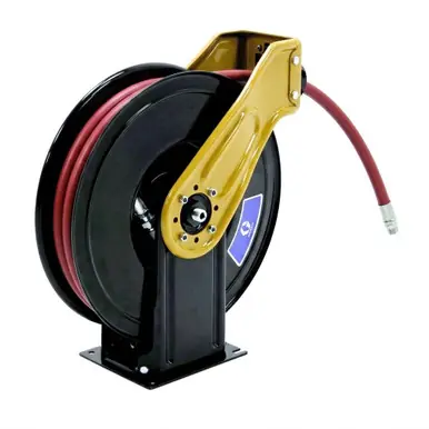 GRACO XDL65F - XDX20 Air/Water/Antifreeze Hose Reel, 1/2" x 50 ft, Yellow