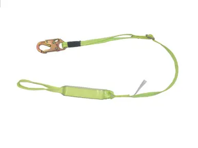 Safewaze FS560-SE-AJ - 4-6‘ Adjustable Energy Absorbing Lanyard w/Soft Eye on end
