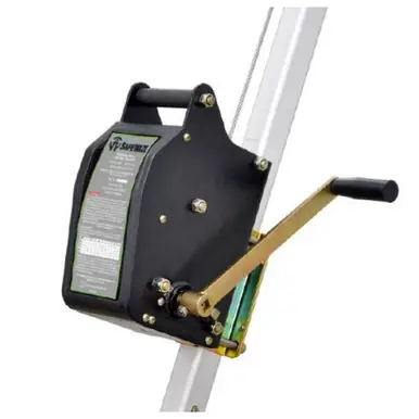 Safewaze 019-11008 - 115‘ Personnel Winch Device with Universal Mount