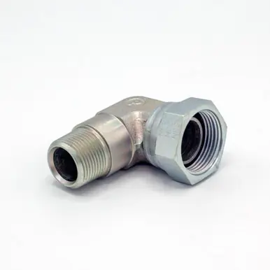 GRACO 160327 - 90 Degree Union Adapter Fitting, 3/4" NPT Rigid Thread to 3/4" NPT Swivel Thread
