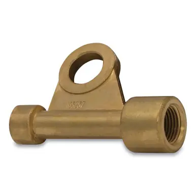 BEST WELDS 900-105Z57 - Power Cable Adapter, 3/8"-24, Brass, RH Series 9 & 17 Torches