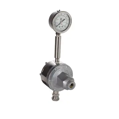 GRACO 221118 - Fluid Regulator, 20-160 PSI Range, Stainless Steel, 3/8 NPT(F) x 3/8 NPT(F), 1/4