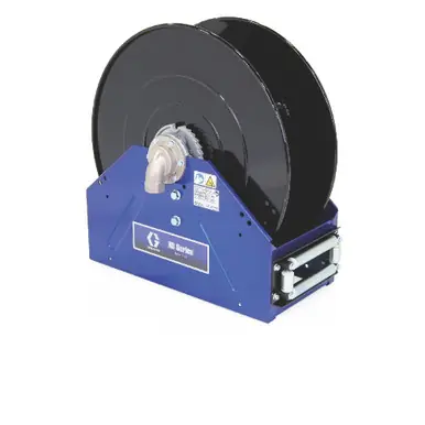 GRACO 24P313 - XD40 Air/Water Hose Reel, 1" x 50 ft, Blue, 600 PSI