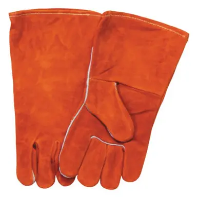 BEST WELDS 902-18GC-XL - Split Cowhide Kevlar Welding Gloves, X-Large, Russet