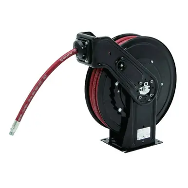GRACO XDL56D - XDX20 Air/Water/Antifreeze Hose Reel, 3/8" x 65 ft, Black