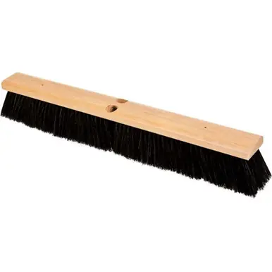 PFERD 89261 24" Medium Sweep Floor Brush, Black Tampico, HH Case, 3" Trim (12pk)