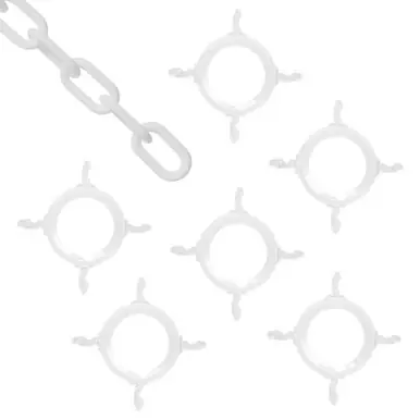 Mr. Chain 97401-KIT Cone Chain Connector Kit with Plastic Chain White