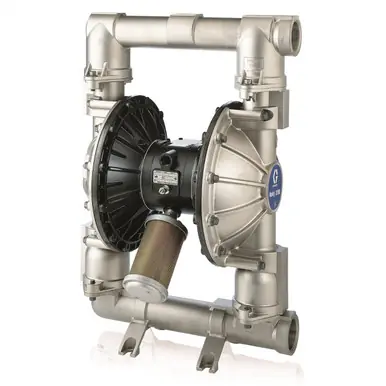 GRACO 25C655 - Husky 1590 SS Pump Horizontal Outlet Port, AL Center Section, SS Seats, PTFE Balls &