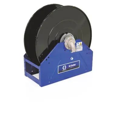 GRACO 24P416 - XD40 Oil Hose Reel, 3/4" x 100 ft, BSPT, Blue, 2000 PSI