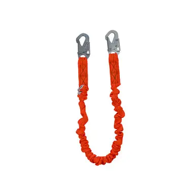 Safewaze FS88590 - V-LINE Stretch Low Profile Energy Absorbing Lanyard w/ Snap Hooks