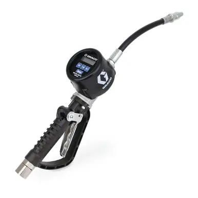 GRACO 273157 - PM8 Electronic Preset Oil Meter, Flexible Extension, 1/2" NPT Inlet