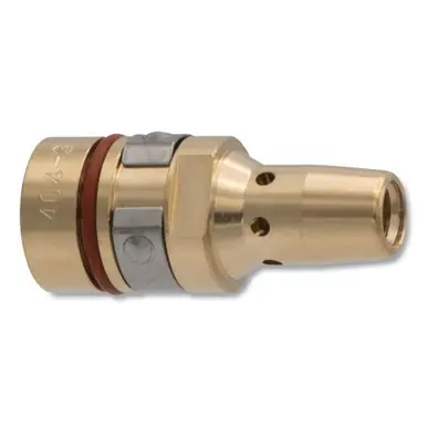 BEST WELDS 900-404-3 - Nozzle Retainer/Diffuser, Brass, Heavy-Duty Tip, Tregaskiss Style MIG Guns,