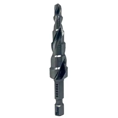 MK Morse SDSS04 - Step Drill 3/16" to 1/2" by 16ths