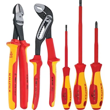 KNIPEX 9K989820US 5 Pc Automotive Pliers /Screwdriver Tool Set, 1000V