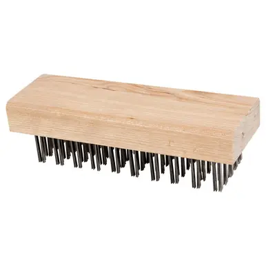 PFERD 85092 Flat Wire Block Brush, Straight Back, 5 x 10 Rows, CS Wire, 1-1/4" trim (12pk)