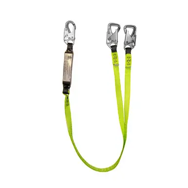 Safewaze FS451 - 6‘ Dual-Leg Tie-Back Energy Absorbing Lanyard