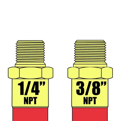 Reelcraft S71-117446 - 3/8" x 25 ft. Low Pressure Air Hose