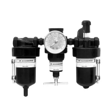 GRACO 217073 - Air Line Filter/Regulator/Lubricator, 3/4" NPT(F) Inlet/Outlet, 250 PSI, for King