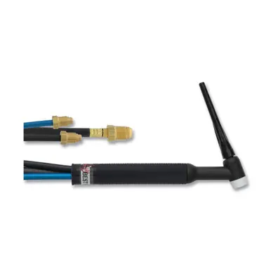 BEST WELDS 900-18-12-R - 18 TIG Torch Package, Water Cooled, 350 A, Rigid Head, 12.5ft Cable,
