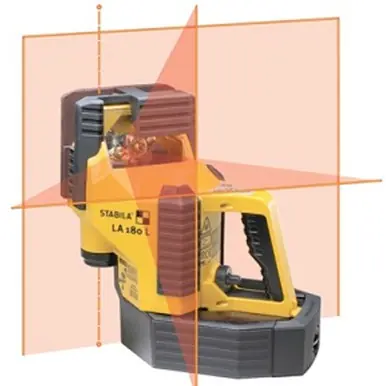 STABILA 02180 - LA180L Layout Laser Kit w/ Automatic Alignment