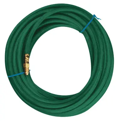 BEST WELDS 907-1/2X2-GRN-50-CC - R-Grade Single-Line Welding Hose, 1/2" 50ft, CC Fittings, Oxygen,