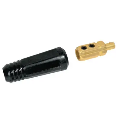 BEST WELDS 900-SK-95 - Dinse Style Cable Plug & Socket, Male, Ball Point Connection, 3/0-4/0 Cap,