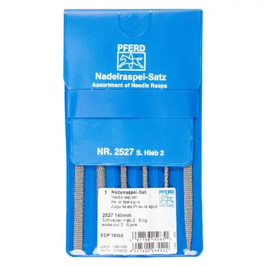 PFERD 15065 5-1/2" Needle Rasp Set, 6 Piece, Cut 2