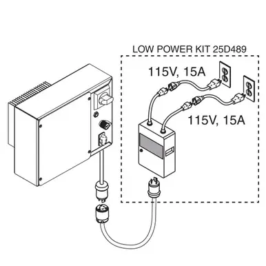 GRACO 25D489 - Low Power 120V Adapter Kit