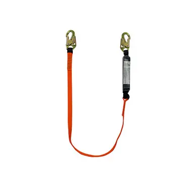 Safewaze FS88560-E - V-LINE Economy 6‘ Energy Absorbing Lanyard w/ Snap Hooks