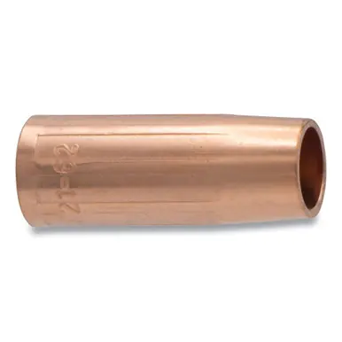 BEST WELDS 900-21-62 - MIG Gun Nozzle, 5/8" Bore, 1/8" Recess, Tweco Style 21, Self-insulated, (2pk)