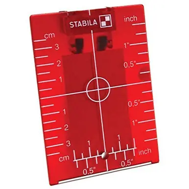 STABILA 07474 - Magnetic Target Plate for Red Beam Lasers