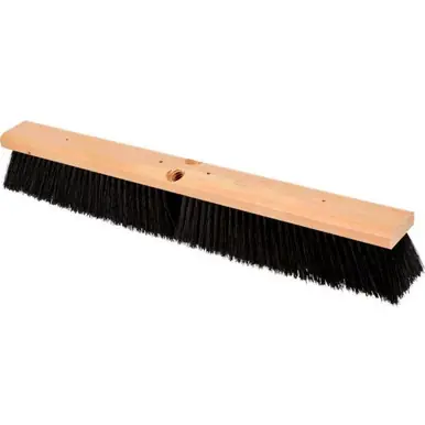 PFERD 89236 24" Medium Sweep Floor Brush, Black Synthetic Fill, 3" Trim (12pk)