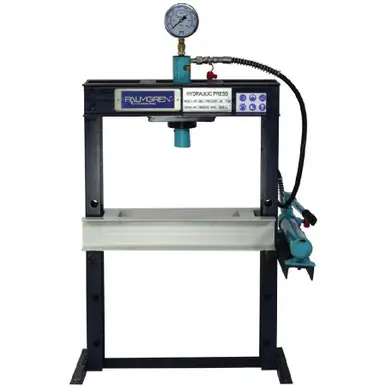 PALMGREN 9661610 - Hydraulic Press, 10T, Manual Pump 36"