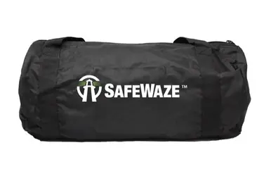 Safewaze FS8175 - Extra Large Black Zipper Duffle Bag