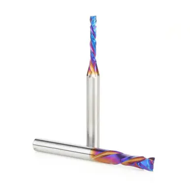 AMS-273-K 2-Pc Solid Carbide Spektra Extreme Compression Spiral CNC Pack, 1/4" Shank