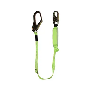 Safewaze FS565-AJ - Adjustable High Profile Energy Absorbing Lanyard w/Rebar Hook